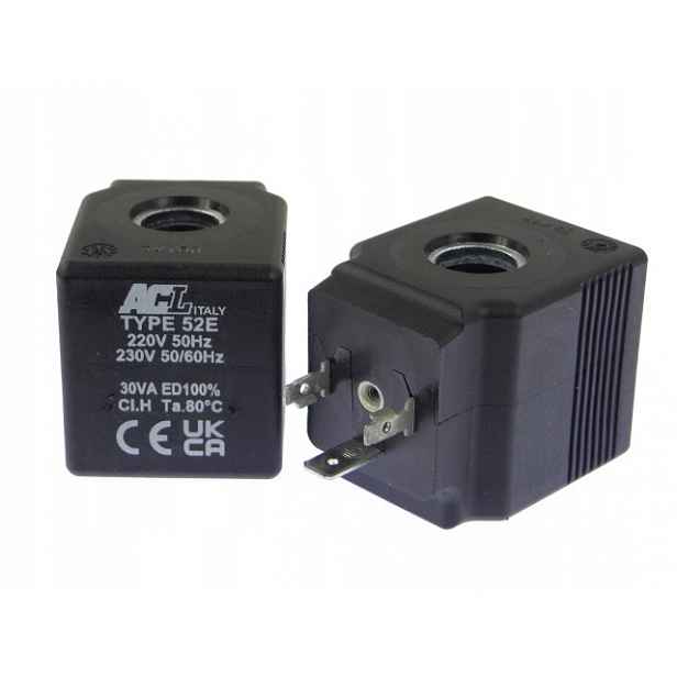 Cívka 52E pro elektroventil 230V 30VA Fi 13,2 mm