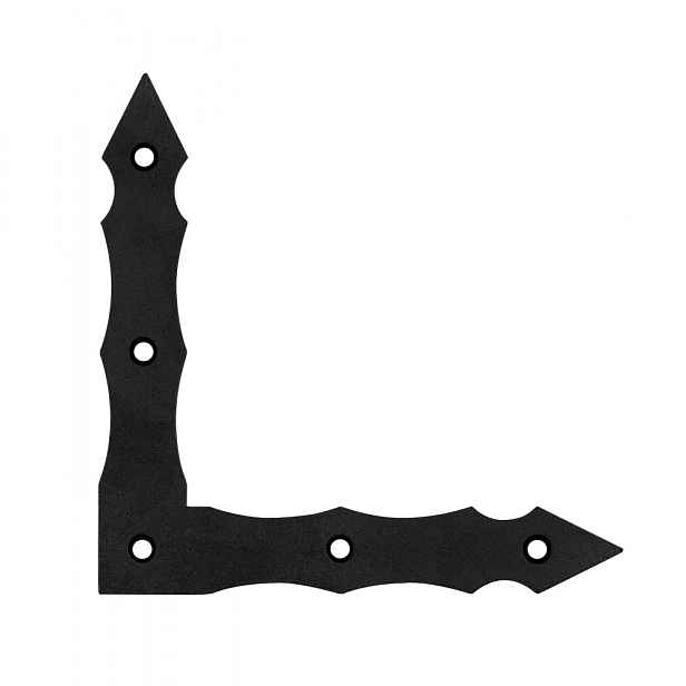 rohovník ozdobný 100x100x15x2.0mm ČER NAD 8 C