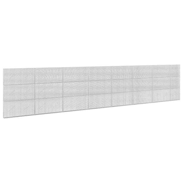 vidaXL Gabion s drátem 5 mm a síťkou 5x2,5 cm 750x10x150 cm