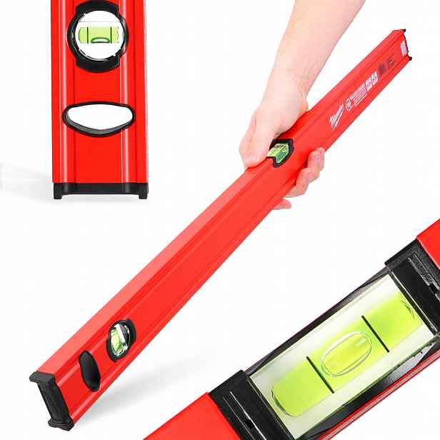 Vodováha 80 cm Waserwaga Přesná vodováha Aluminiová Profesionální Slim
