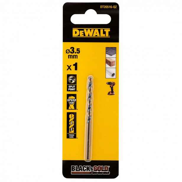 DeWALT - Vrták do kovu 3,5x75 mm DT20516