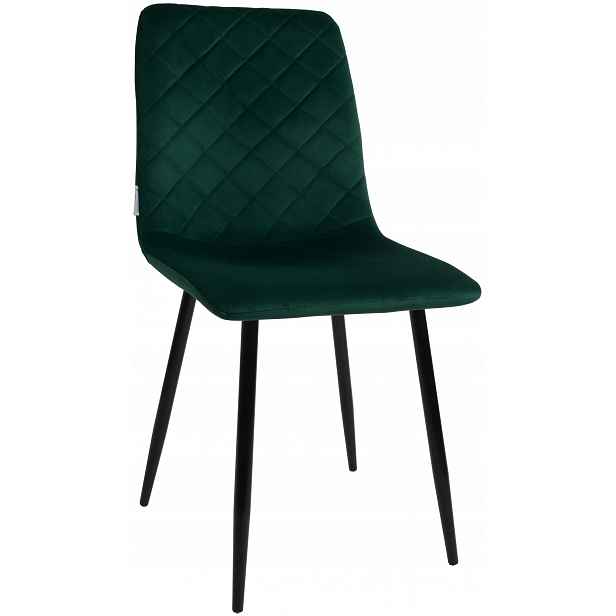 Křeslo Dankor Design Vita velur zeleň, lahvové