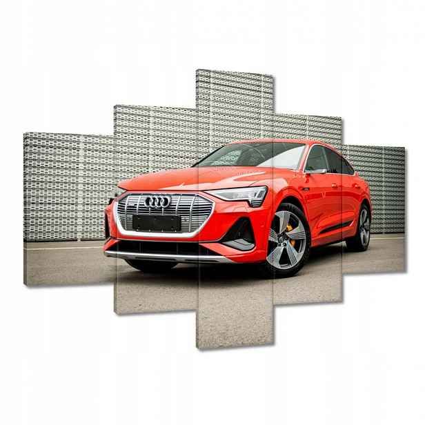 Obrazy 100x70 Červené Audi e-tron