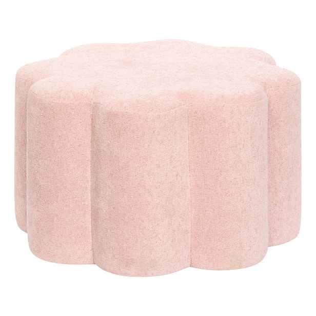 Taburet Ø 50 CM X 30 CM Růžová Mdf