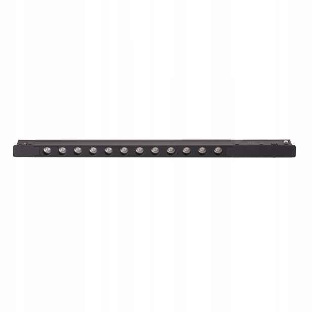 Led kolejnicové svítidlo Magnetic Černý Rastr Plochý 35 cm MaxLight
