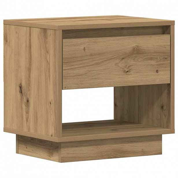 vidaXL Noční stolek Artisanový dub 45 x 34 x 44 cm Kompozitní dřevo