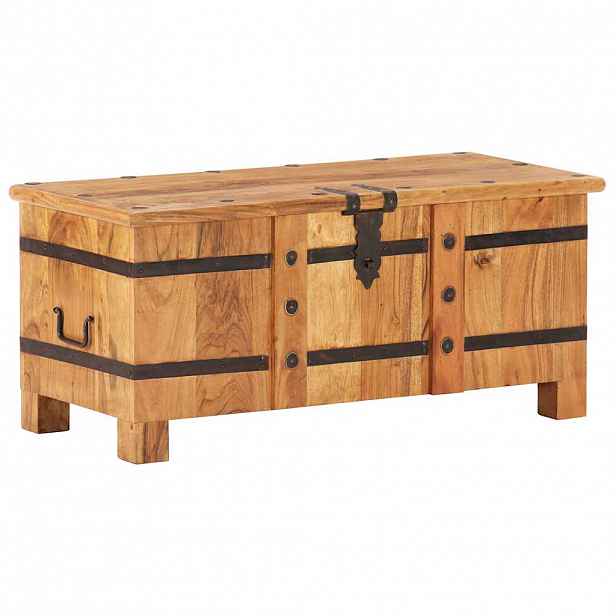 vidaXL Truhla 90 x 40 x 40 cm masivní akáciové dřevo