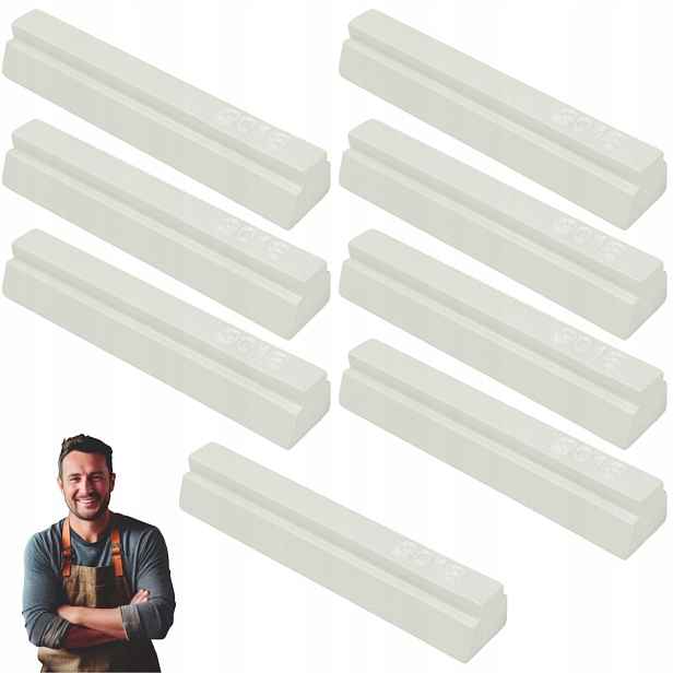 Vosk Měkký pro vyplnění mělkých poškození Ral 9018 Popel 940 8 ks