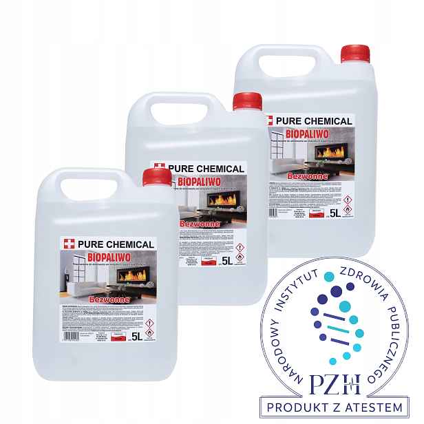 Biopalivo Do Krbu S Atestem Pzh Bioetanol Biopalivo Bez Zápachu 3x5L (15L)