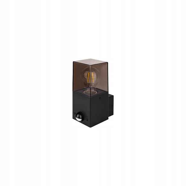 Fasádní Lampy S Pohybovým Senzorem Pir 18W E27 IP44 Černé