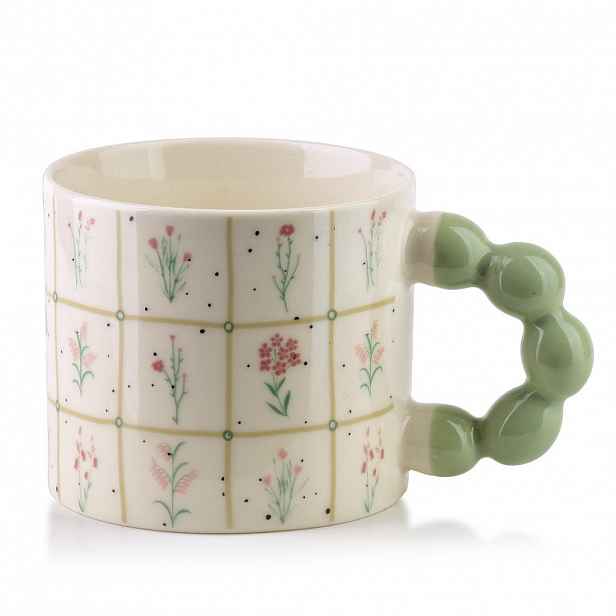 Mondex HRNEK NARIA, porcelán, zelená pastelová, 9/14/8 cm