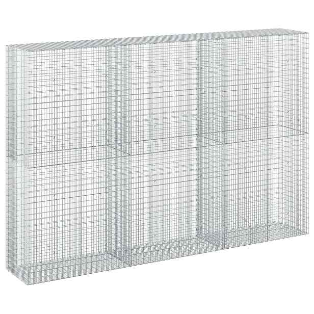 vidaXL Gabion s drátem 5 mm a síťkou 5x2,5 cm 300x50x200 cm