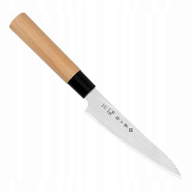 Tojiro Ouran VG-10 Damascus Japonský Nůž Univerzální 59 Hrc 13 cm