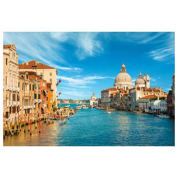 Fototapeta flizelina Benátky Grand Canal gondole architektura 150x105 lepidlo