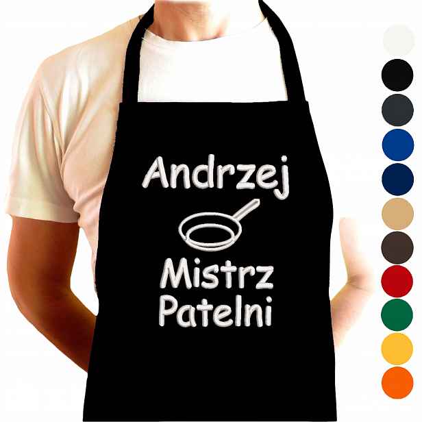 Dárek pro Andrzeje k narozeninám, svátku, pánská Kuchyňská Zástěra