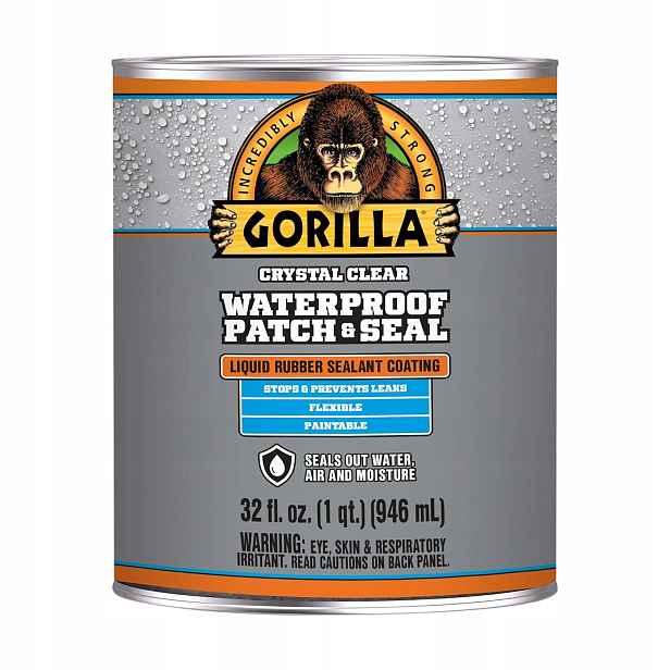 Gorilla Patch & Seal Průhledná hydroizolační vrstva Tekutá guma