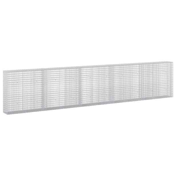 vidaXL Gabion s drátem 5 mm a síťkou 5x2,5 cm 500x30x100 cm