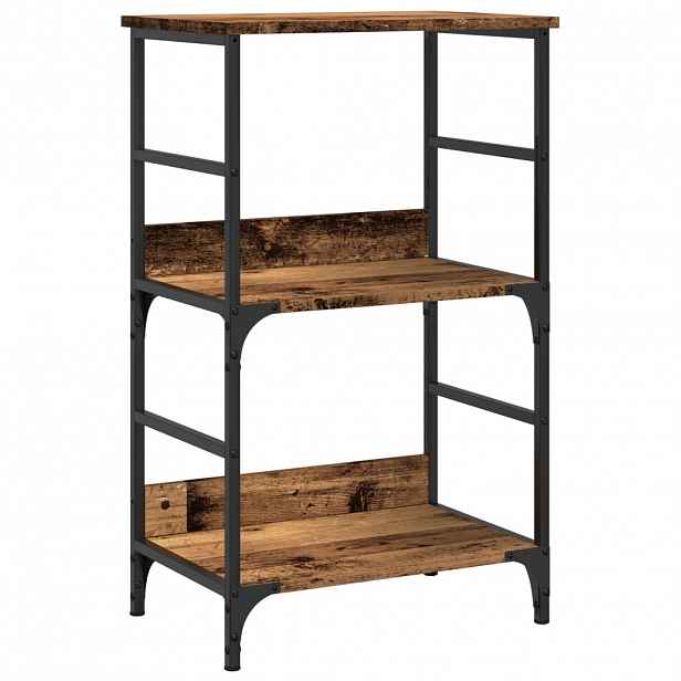 vidaXL Knihovna old wood 50 x 33 x 82 cm kompozitní dřevo