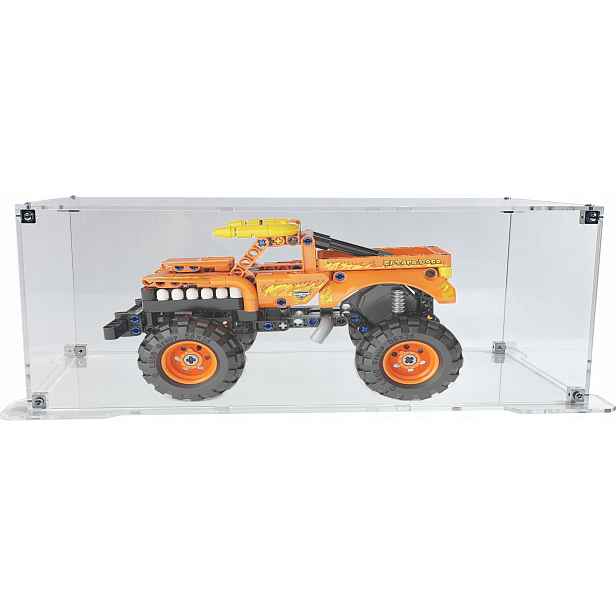 Vitrína s podstavcem pro stavebnici Lego 42135 Technic Monster Jam El Toro Loco