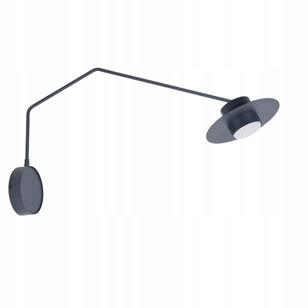 Nástěnné svítidlo Charlie Sigma Lighting grafitové s pohyblivým ramenem