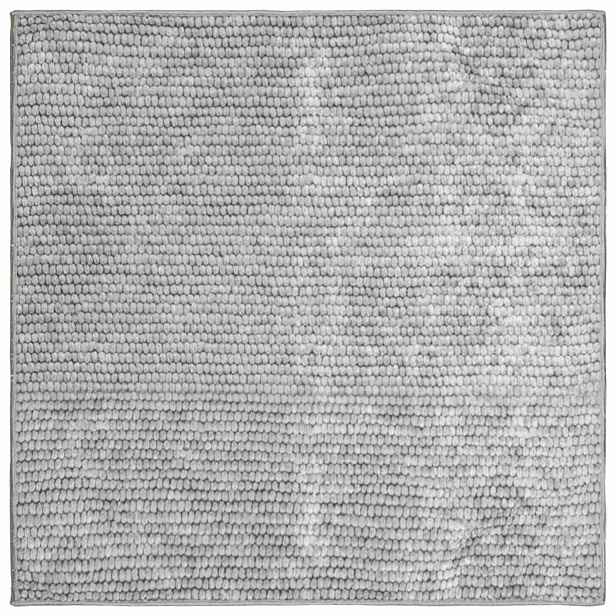 vidaXL Koberec Šedá 100 x 100 cm 100% polyester 3 mm Lze prát
