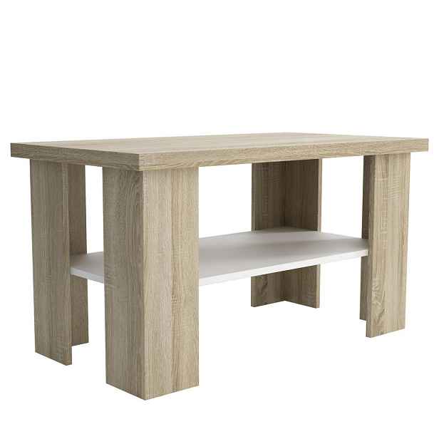 MASSENO KONFERENČNÍ STOLEK LAURA, 90 cm, dub Sonoma