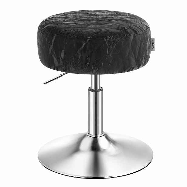 Otočný toaletní stolek barová židle s regulací Vasagle 44-60 cm, černý
