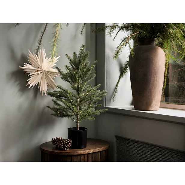 Umělý vánoční stromek NORDIC s LED osvětlením, 60 cm