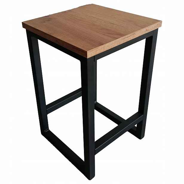 Stolička Kovová Kuchyňská Stolička Loft 45 CM