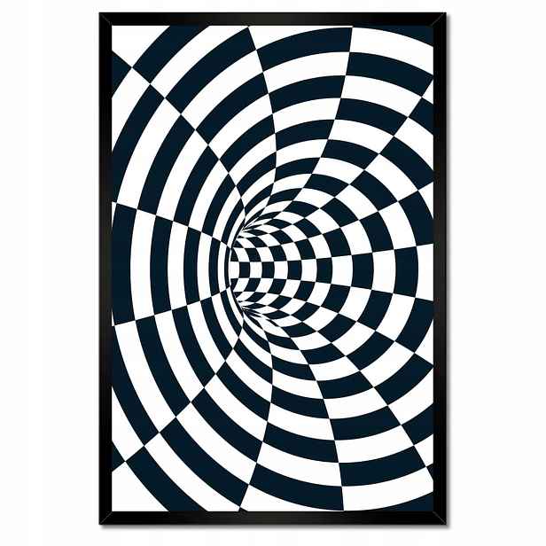 Plakáty v rámu 40x60 Abstrackja černobílá