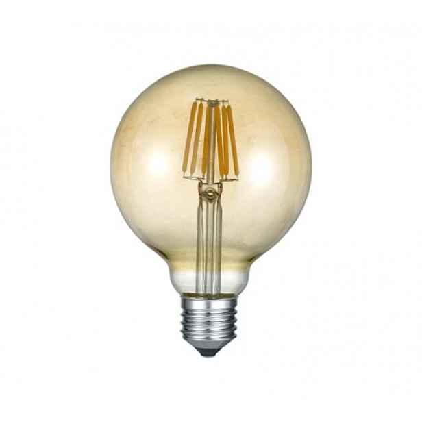 LED žárovka Trio Globe amber 986-6790