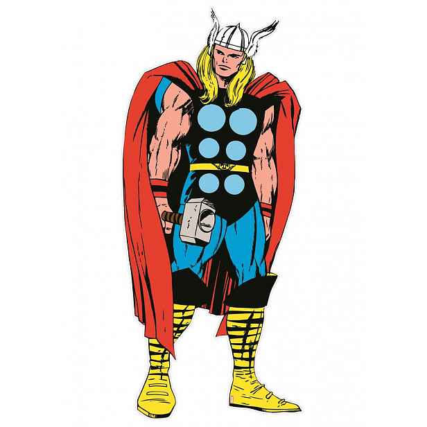 Marvelová Samolepka Na Zeď Velká Thor