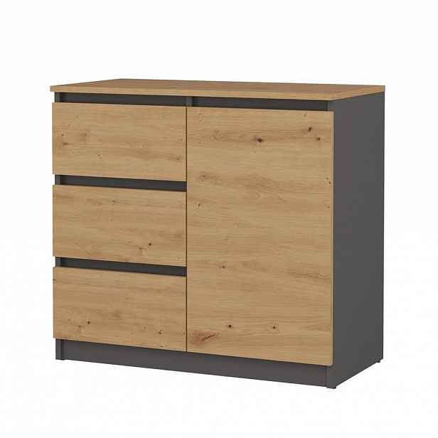 RAUMHIRSCH FURNITURE KOMODA antracitová, Artisan 80/75/40