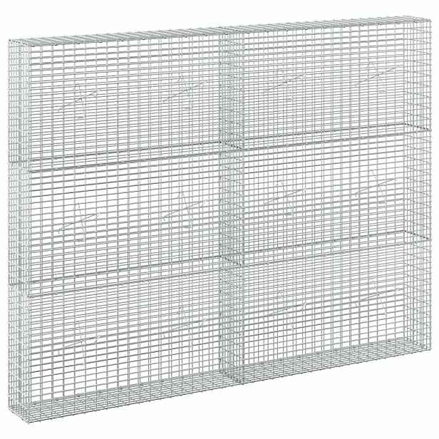 vidaXL Gabion s drátem 5 mm a síťkou 5x2,5 cm 200x20x150 cm