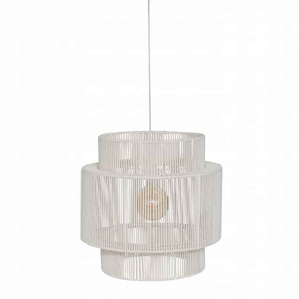 Závěsná Lampa Ø 38 CM Nerezová Ocel Délka Kabelu 90 CM Závit E27