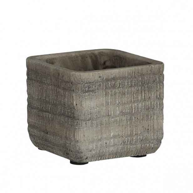 Obal hranatý KYOTO cement šedá 7,5cm