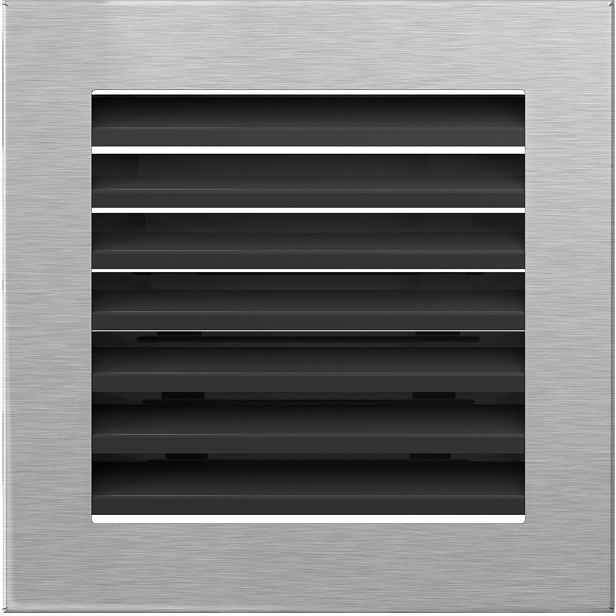 Ventilační mřížka do krbu Fresh 17x17 broušená