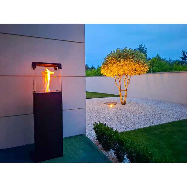 Vertikální biokrb Patio Gmt 26,8x95,7x26,8 cm černý Outdoor Fire Kominek