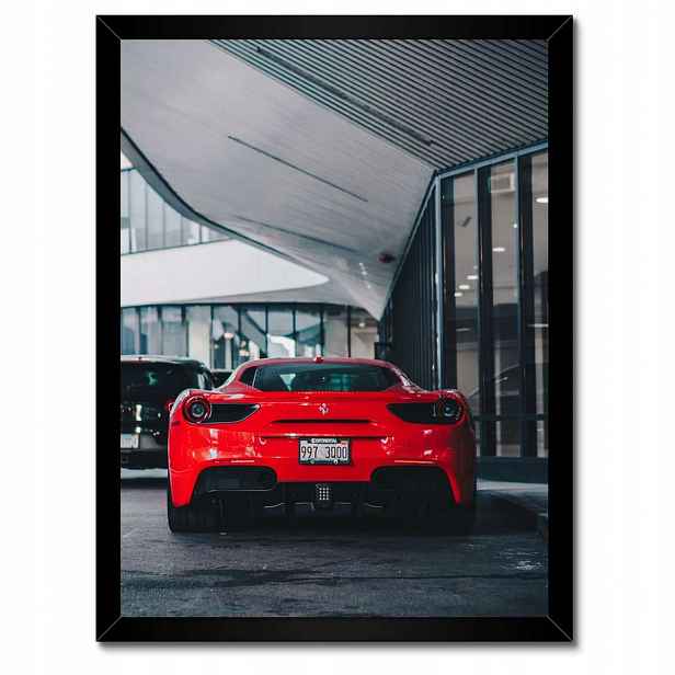 Plakáty v rámu 30x40 Auto Ferrari Auto