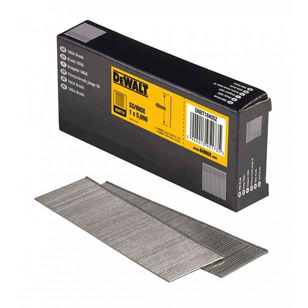 DeWALT - Hřebíky 1,25x40 mm, 5000 ks DNBT1840SZ