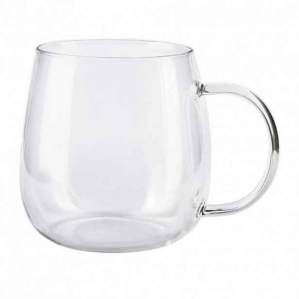 Mondex HRNEK Peter Clear, 400 ml, 7,5/11,5/9,5 cm, borosilikátové sklo, čirá