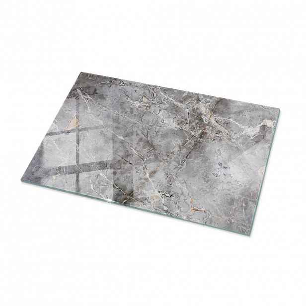TULUP SKLENĚNÁ DESKA 100x70 cm Vzor z přírodního mramoru