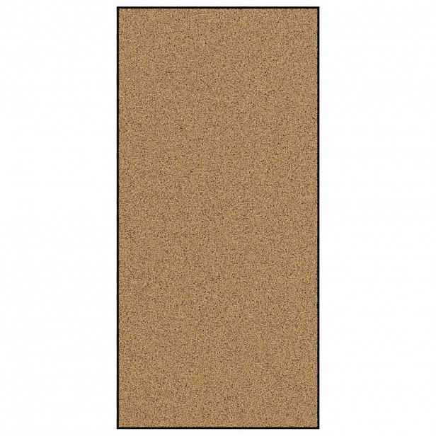 vidaXL Rohož Jiný Krémová a černá 120 x 250 cm Polyamid a PVC