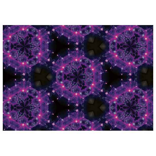 Fototapeta Fialová Mandala Vesmírná Abstrakce Hluboká 208x146 lepidlo