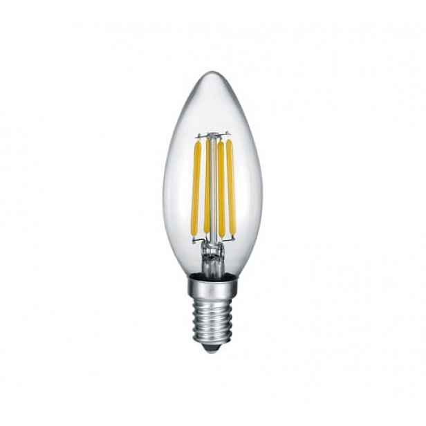LED žárovka Trio Kerze transparent 989-3200