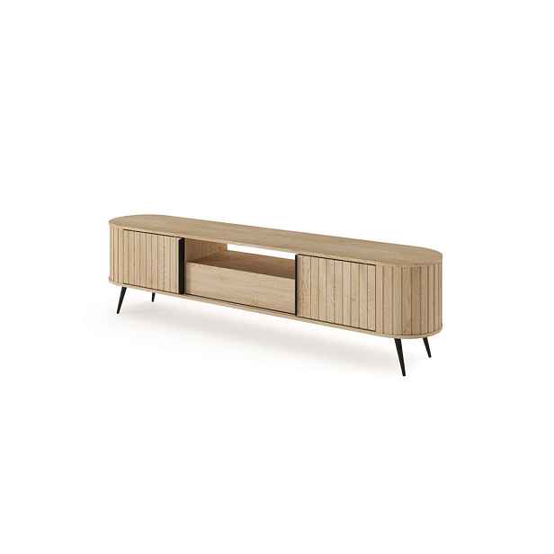 MASSENO TV STOLEK CARA, 196/51,2/40,2 cm, dekor dub