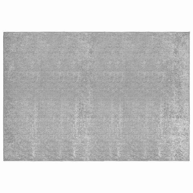 vidaXL Koberec Šedá 190 x 300 cm 100% polyester 3 mm Lze prát