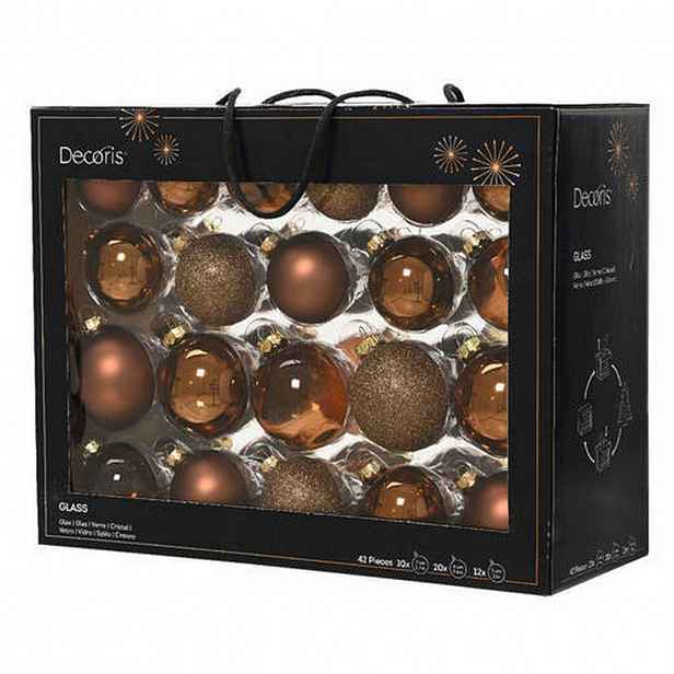 X-Mas SADA VÁNOČNÍCH KOULÍ - Vánoční ozdoby - 003754886302