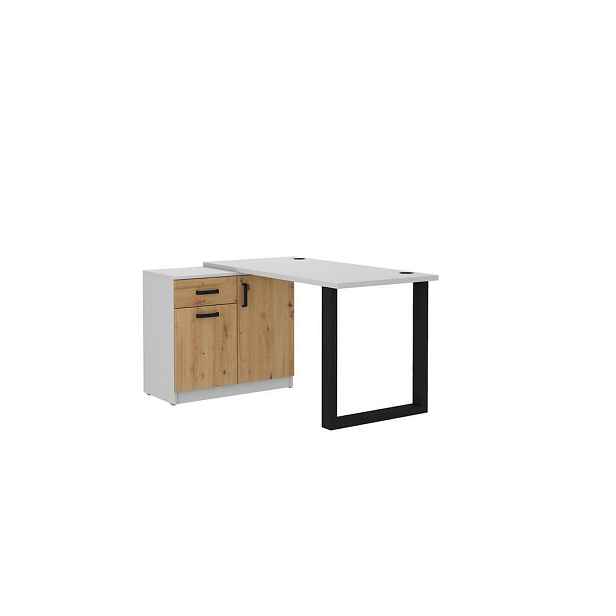 MASSENO PSACÍ STŮL MALTESA, 138x67x75,3 cm, šedý