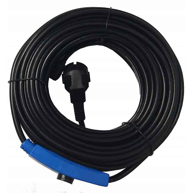 Topný kabel, topný kabel 14 m s termostatem
